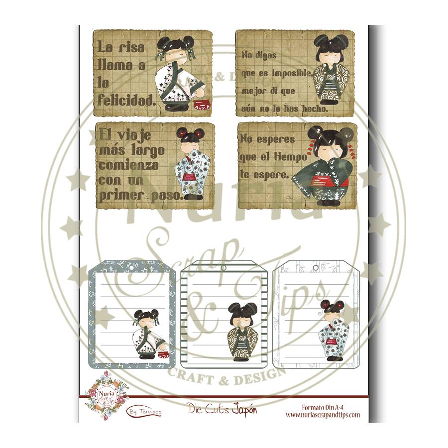 Die Cuts scrapbooking Japón