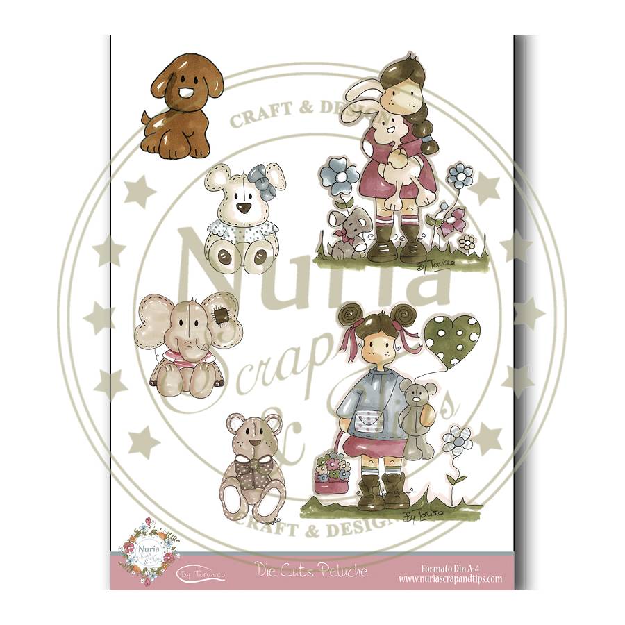 Die Cuts scrapbooking Peluche