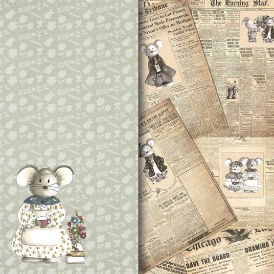 Colección scrapbooking Ratones