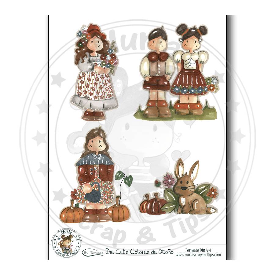 Die Cuts scrapbooking Colores de Otoño