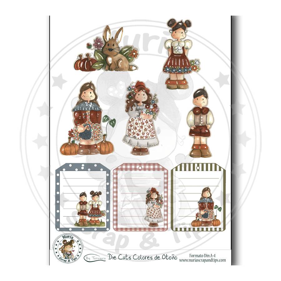 Die Cuts scrapbooking Colores de Otoño