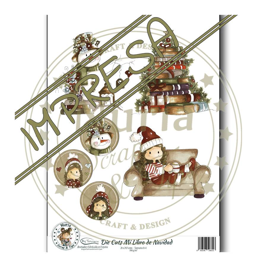 Die Cuts "Mi Libro de Navidad"