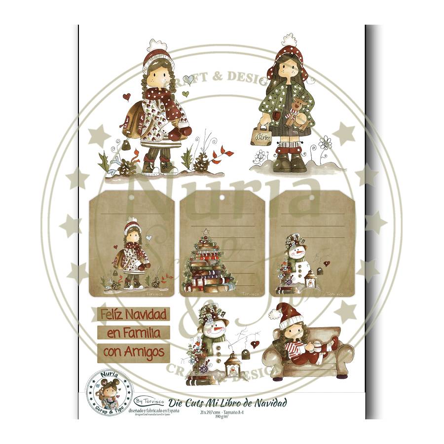 Die Cuts "Mi Libro de Navidad"