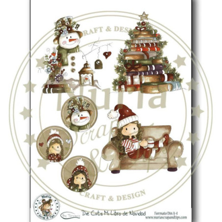 Die Cuts Mi Libro de Navidad