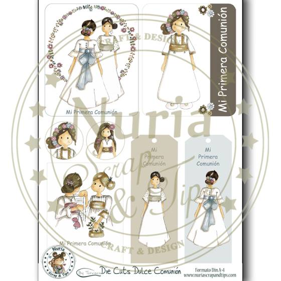 Die Cuts Scrapbooking Dulce Comunión