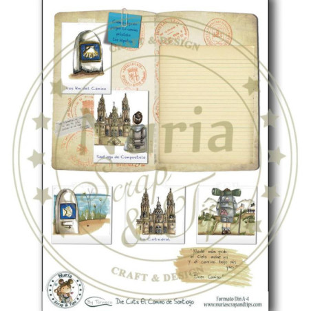Die Cuts El Camino de Santiago