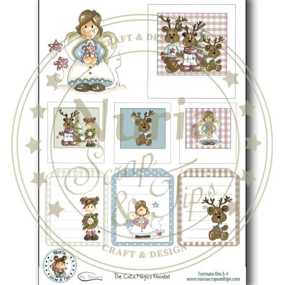 Die Cuts scrapbooking Mágica Navidad