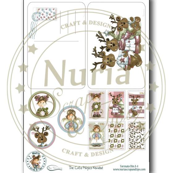 Die Cuts scrapbooking Mágica Navidad