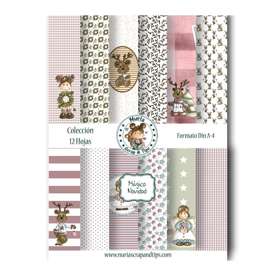 Colección scrapbooking Mágica Navidad