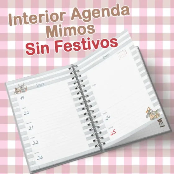 Interior Agenda Mimos 2026 sin Festivos