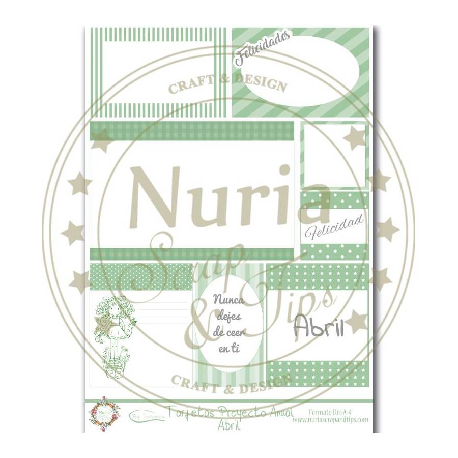 Tarjetas Proyecto Anual Abril Tarjetas Proyecto Anual Abril