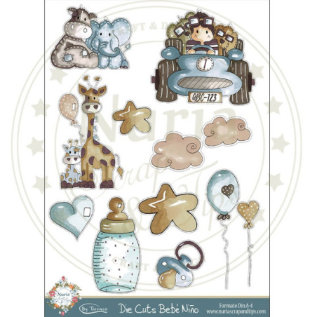 Die Cuts Bebé Niño