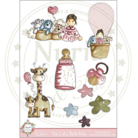 Die Cuts Bebé Niña