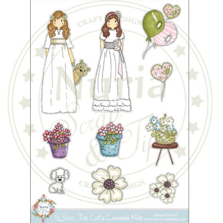 Die Cuts Comunión Niña