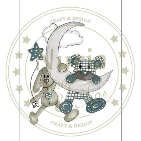 Sello Chiquitín Luna