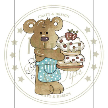 Sello Felicidades Cocinero