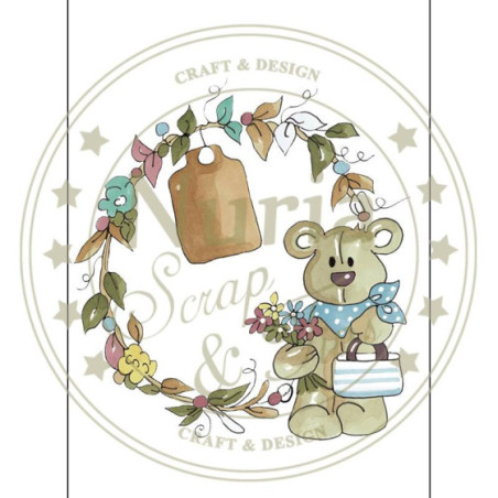 Sello Felicidades Floral