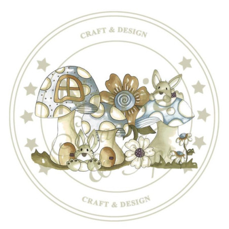 Sello Fantasía Setas