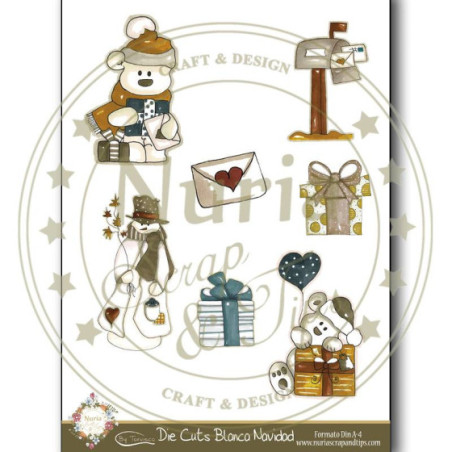 Die Cuts Blanca Navidad